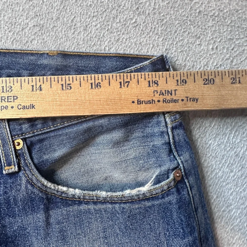 Vintage Levi's 501 Jeans Mens 37x31 Blue Button Fly Straight Leg Denim Pants 90s